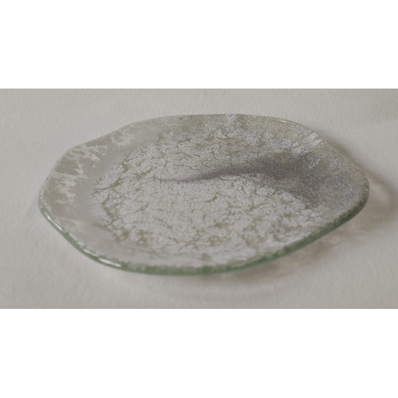 Petite assiette à pain en verre | Artisanale