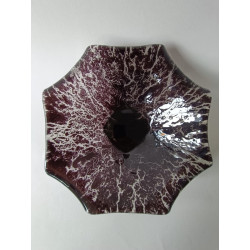 Saladier / coupe à fruit - verre artisanale