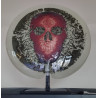 Lampe ronde en verre LED – Design unique et artisanal