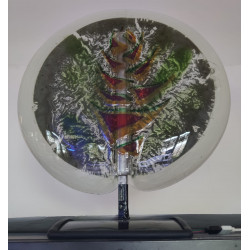lampe ronde plante verte