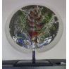 lampe ronde plante verte