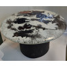 Table basse en Verre Artisanale - Création Unique Faite Main