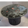 Table basse en Verre Artisanale - Création Unique Faite Main