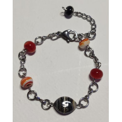 Bracelet Perles de Murano Uniques | Fait Main & Acier Inox
