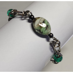 Bracelet Perles de Murano Uniques | Fait Main & Acier Inox