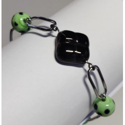 Bracelet Perles de Murano Uniques | Fait Main & Acier Inox