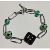 Bracelet Perles de Murano Uniques | Fait Main & Acier Inox