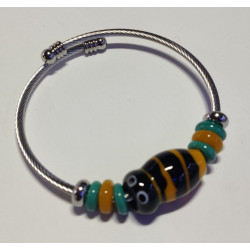 Bracelet Perles de Murano Uniques | Fait Main & Acier Inox
