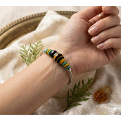 Bracelet Perles de Murano Uniques | Fait Main & Acier Inox