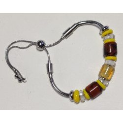 Bracelet Perles de Murano Uniques | Fait Main & Acier Inox
