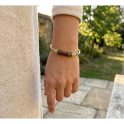 Bracelet Perles de Murano Uniques | Fait Main & Acier Inox