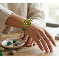 Bracelet Perles de Murano Uniques | Fait Main & Acier Inox