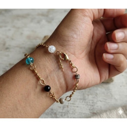 Bracelet Perles de Murano Uniques | Fait Main & Acier Inox