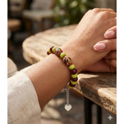 Bracelet Perles de Murano Uniques | Fait Main & Acier Inox