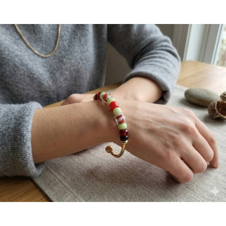 Bracelet Perles de Pirex Uniques | Fait Main