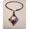 Bijou d'Exception  Collier en Verre Artisanal