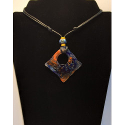 Bijou d'Exception  Collier en Verre Artisanal
