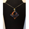 Bijou d'Exception  Collier en Verre Artisanal