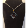 Bijou d'Exception  Collier en Verre Artisanal
