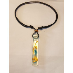 Bijou d'Exception  Collier en Verre Artisanal