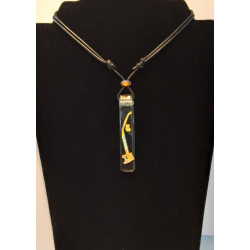 Bijou d'Exception  Collier en Verre Artisanal