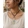 Bijou d'Exception  Collier en Verre Artisanal
