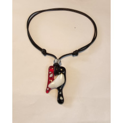Bijou d'Exception  Collier en Verre Artisanal