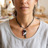 Bijou d'Exception  Collier en Verre Artisanal