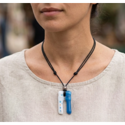Bijou d'Exception  Collier en Verre Artisanal