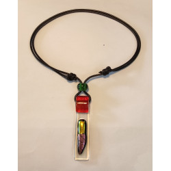 Bijou d'Exception  Collier en Verre Artisanal