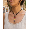 Bijou d'Exception  Collier en Verre Artisanal