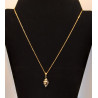 Collier en Verre Artisanal et Acier Inox