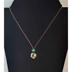 Bijou d'Exception  Collier en Verre Artisanal