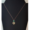 Bijou d'Exception  Collier en Verre Artisanal