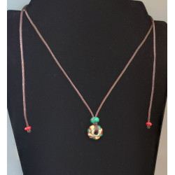 Bijou d'Exception  Collier en Verre Artisanal