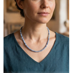 Bijou d'Exception  Collier en Verre Artisanal