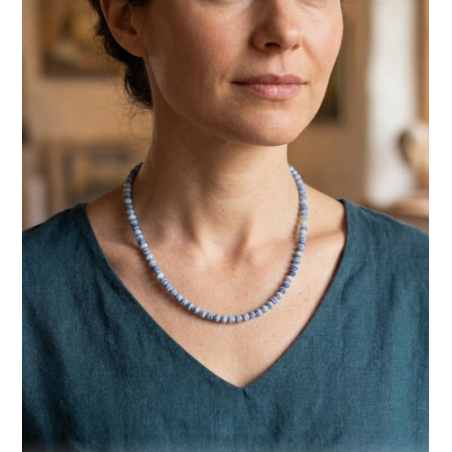 Bijou d'Exception  Collier en Verre Artisanal