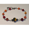 Bracelet Perles de Murano Uniques | Fait Main & Acier Inox