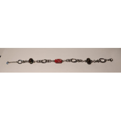 Bracelet Perles de Murano Uniques | Fait Main & Acier Inox