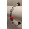 Bracelet Perles de Murano Uniques | Fait Main & Acier Inox