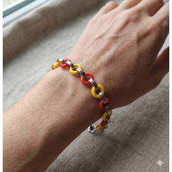 Bracelet Perles de Murano Uniques | Fait Main & Acier Inox