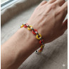 Bracelet Perles de Murano Uniques | Fait Main & Acier Inox