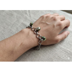 Bracelet Perles de Murano Uniques | Fait Main & Acier Inox