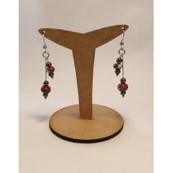 Boucle d'oreille en Perles de Murano Uniques | Fait Main