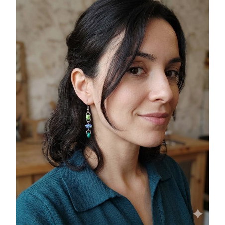 Boucle d'oreille en Perles de Murano Uniques | Fait Main