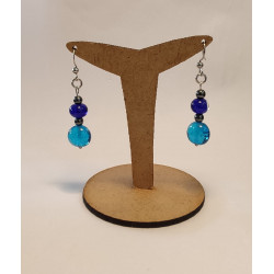 Boucle d'oreille en Perles de Murano Uniques | Fait Main