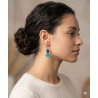 Boucle d'oreille en Perles de Murano Uniques | Fait Main
