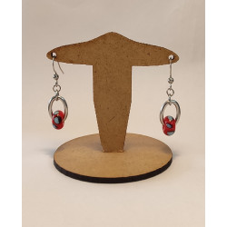Boucle d'oreille en Perles de Murano Uniques | Fait Main