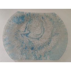 Assiette en verre artisanale – Pièce unique et personnalisable