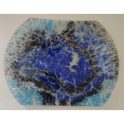 Assiette en verre artisanale – Pièce unique et personnalisable